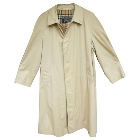 used burberry raincoat